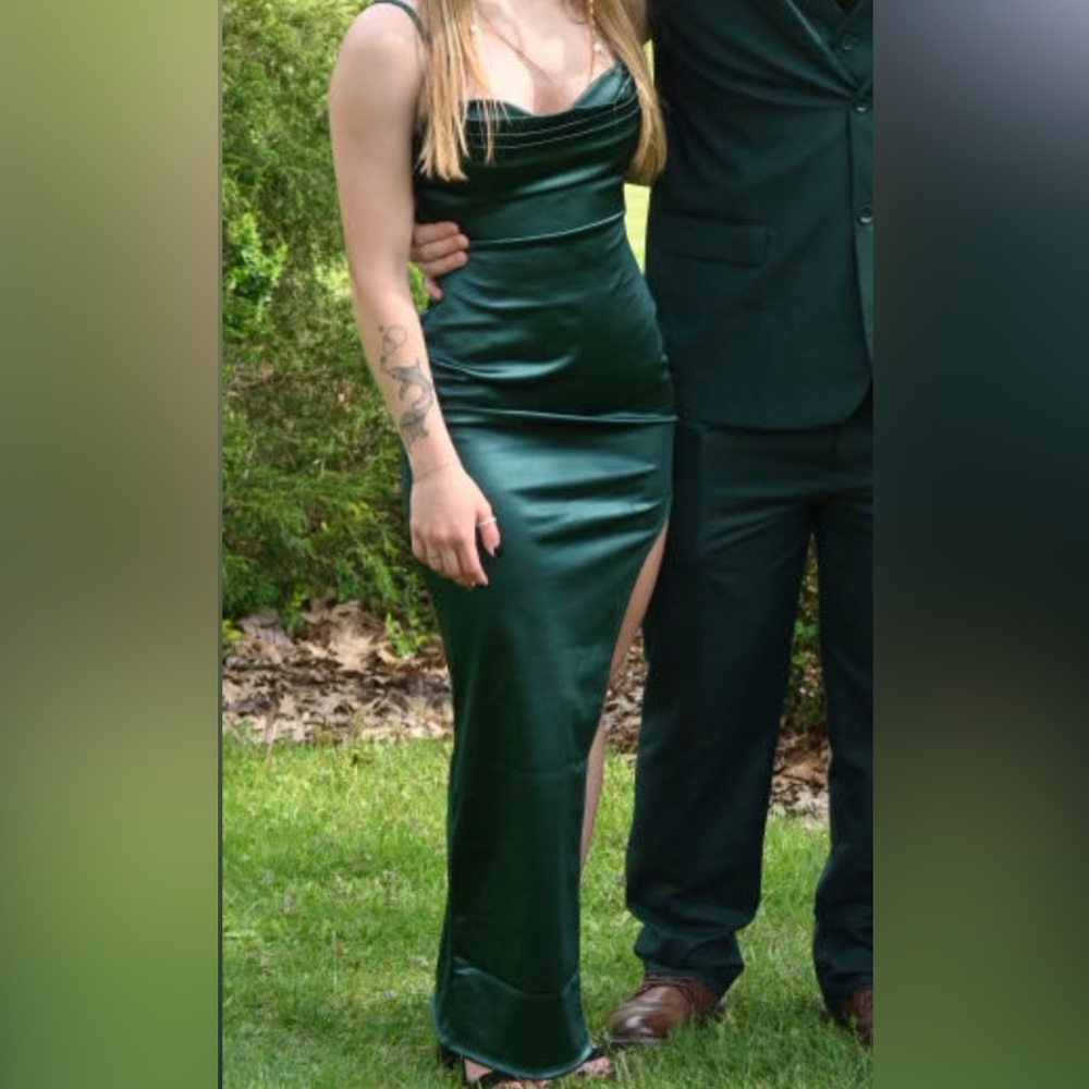 Lucy in the Sky Emerald Green Prom Dress
